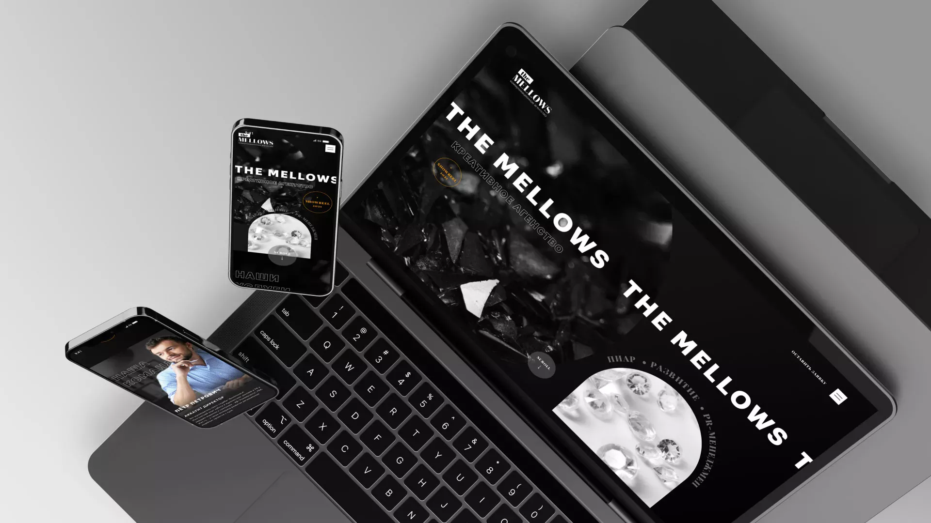 Разработка сайта креативного агентства «The Mellows» в Чусовом