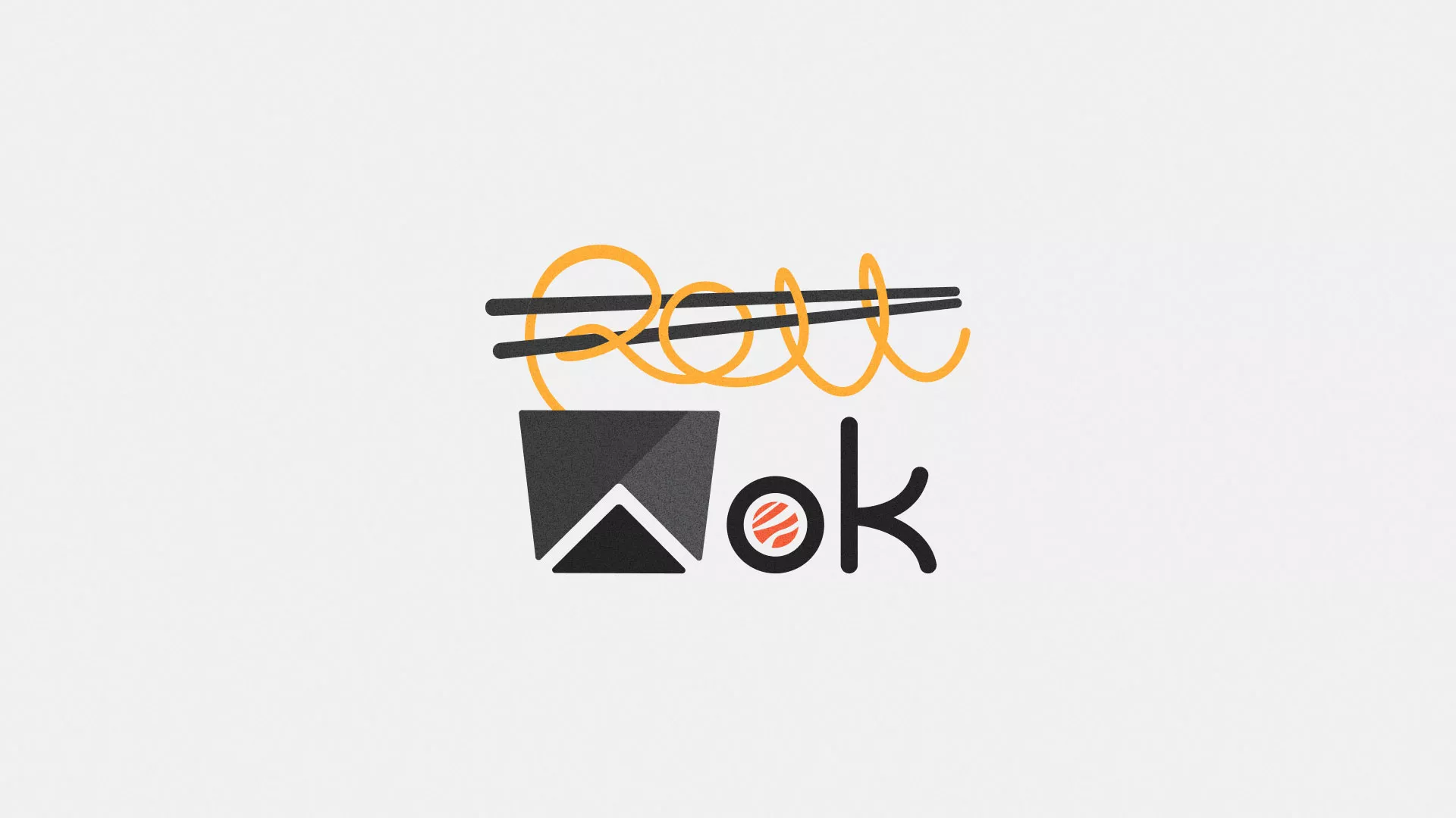 Разработка логотипа в Чусовом для суши-бара «Roll Wok Club» Разработка логотипа в Чусовом для суши-бара «Roll Wok Club»